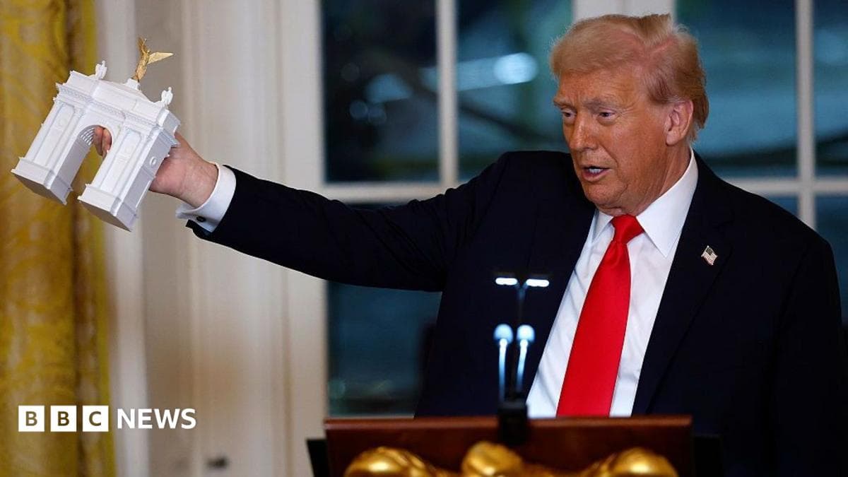 Trump Announces Military Features for Planned Triumphal Arch Near Washington