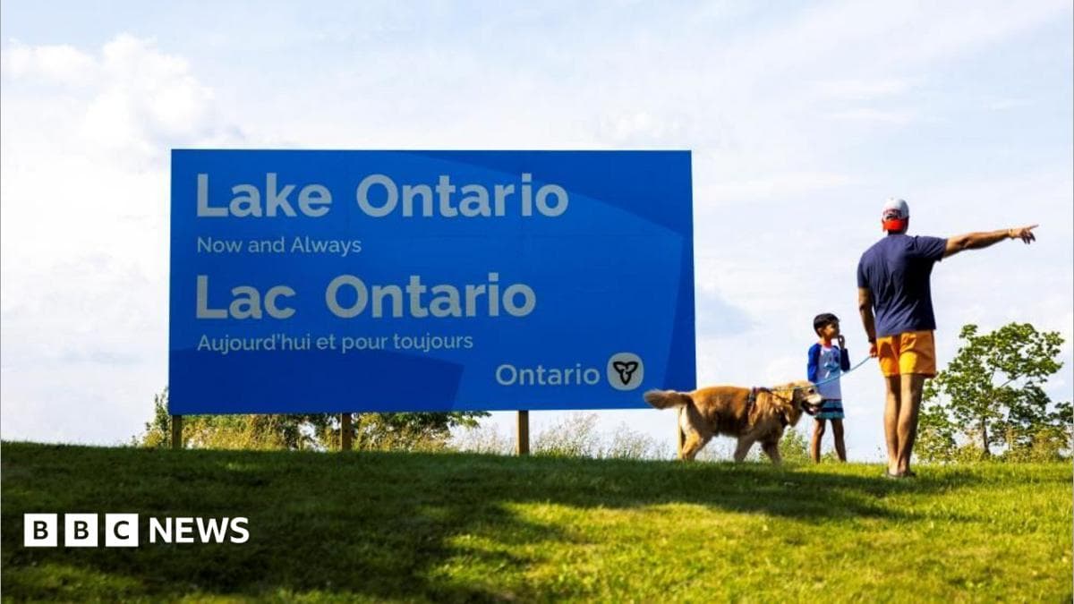 US renames Lake Ontario 'Lake America' on maps amid Canada-US tensions